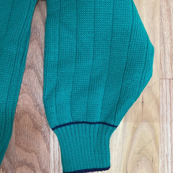 Quill’s Woollen Market Green V Neck Pullover, Size M, 100% Acrylic, NEW - Picture 5 of 7